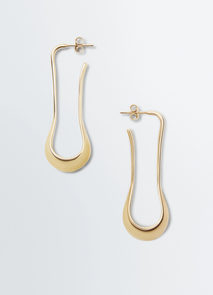 BOUCLES D’OREILLES DROP COURTES EN VERMEIL