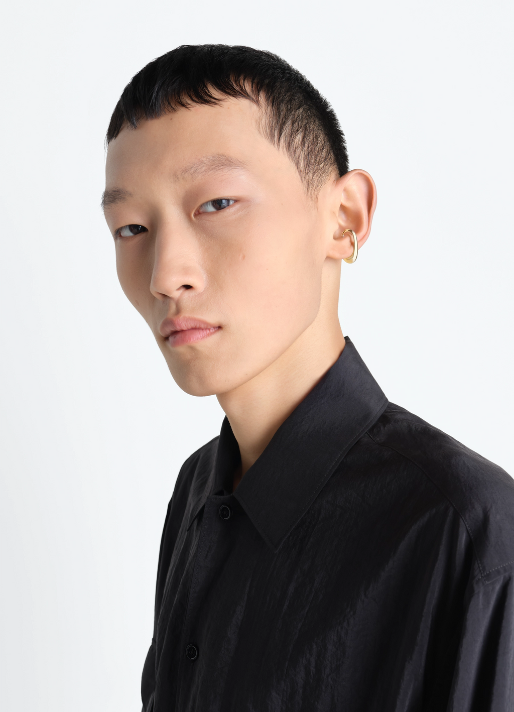 Bijou d'oreille long drop en vermeil