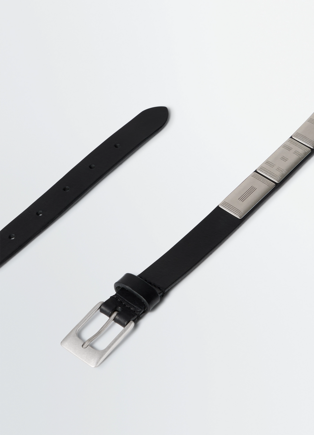 Ceinture buffalo à rivets 20 mm en cuir