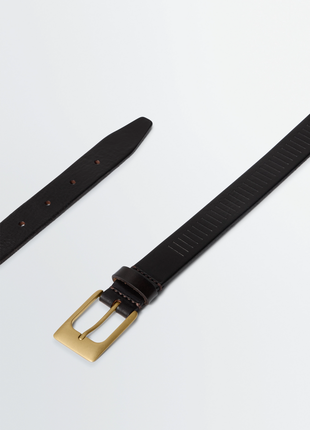 25 mm breiter schienenriemen aus leder