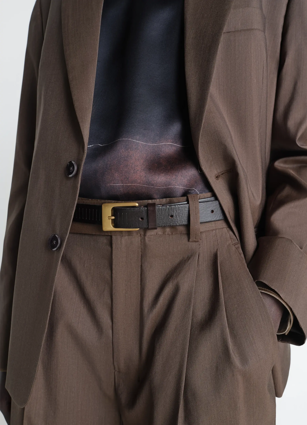 25 mm breiter schienenriemen aus leder