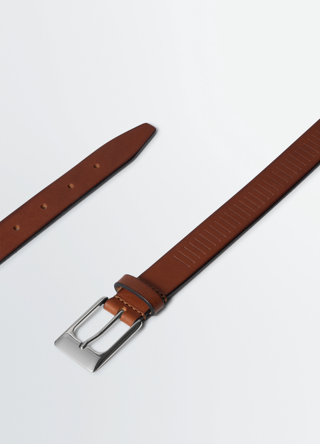 RAIL BELT IN LEATHER