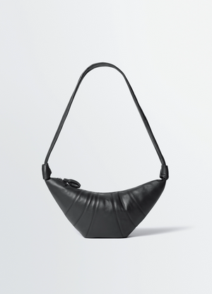 Medium croissant bag in leather