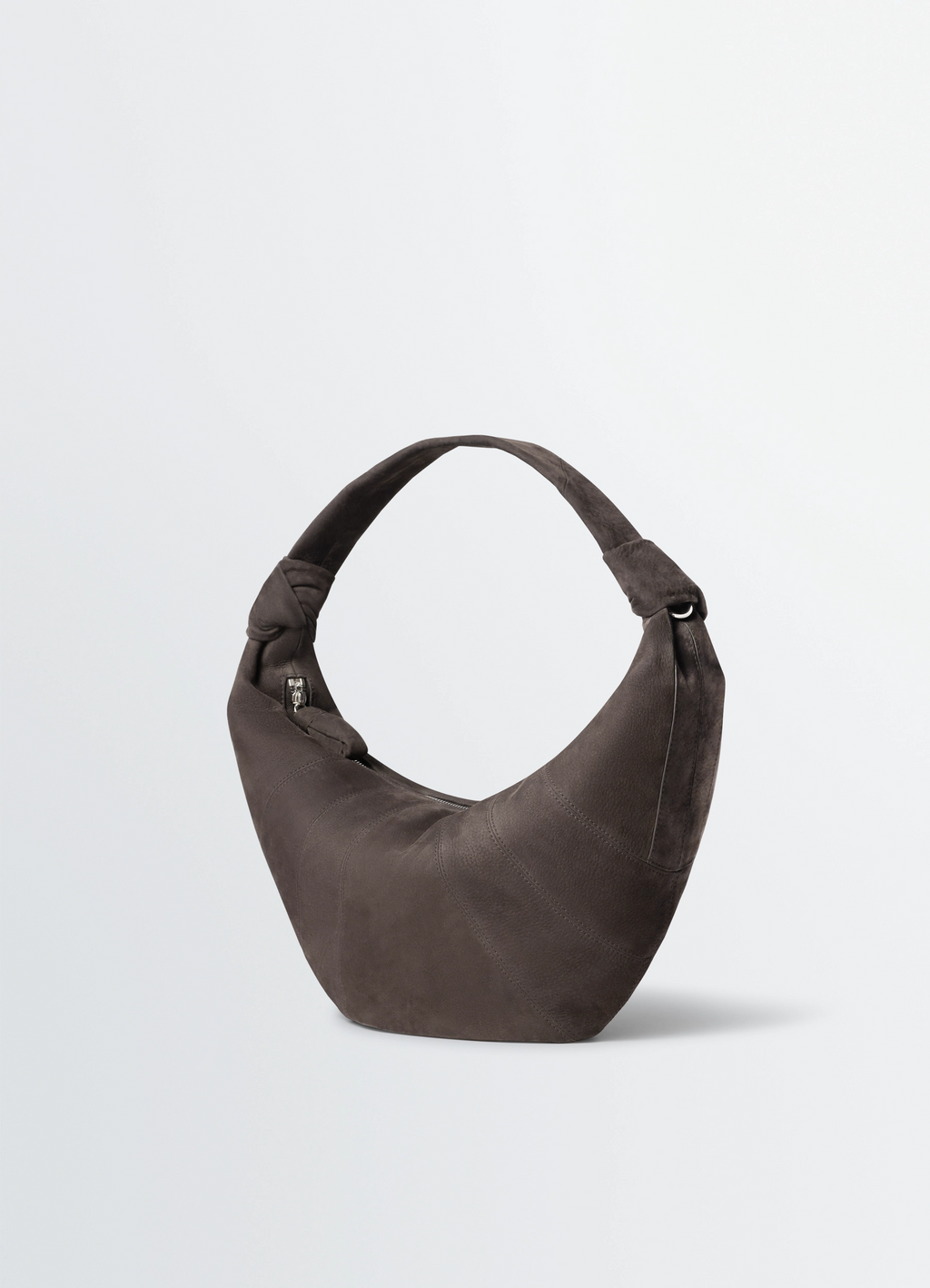 FORTUNE CROISSANT-TASCHE AUS ALPACA-NUBUKLEDER