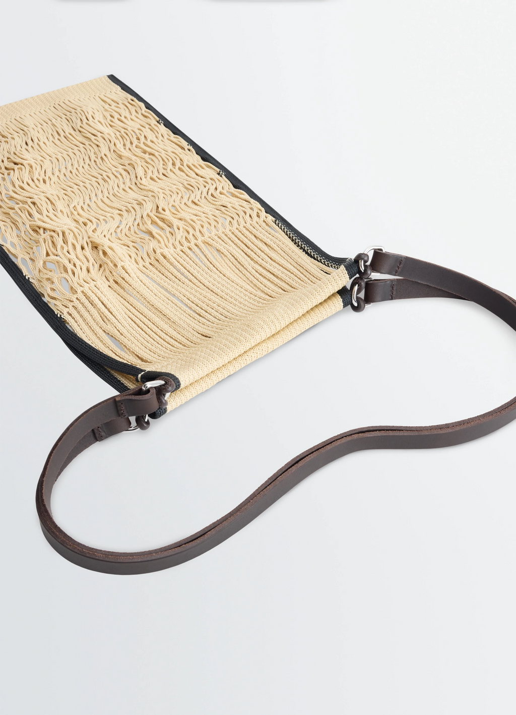 미디엄 필트 네트 쇼퍼백