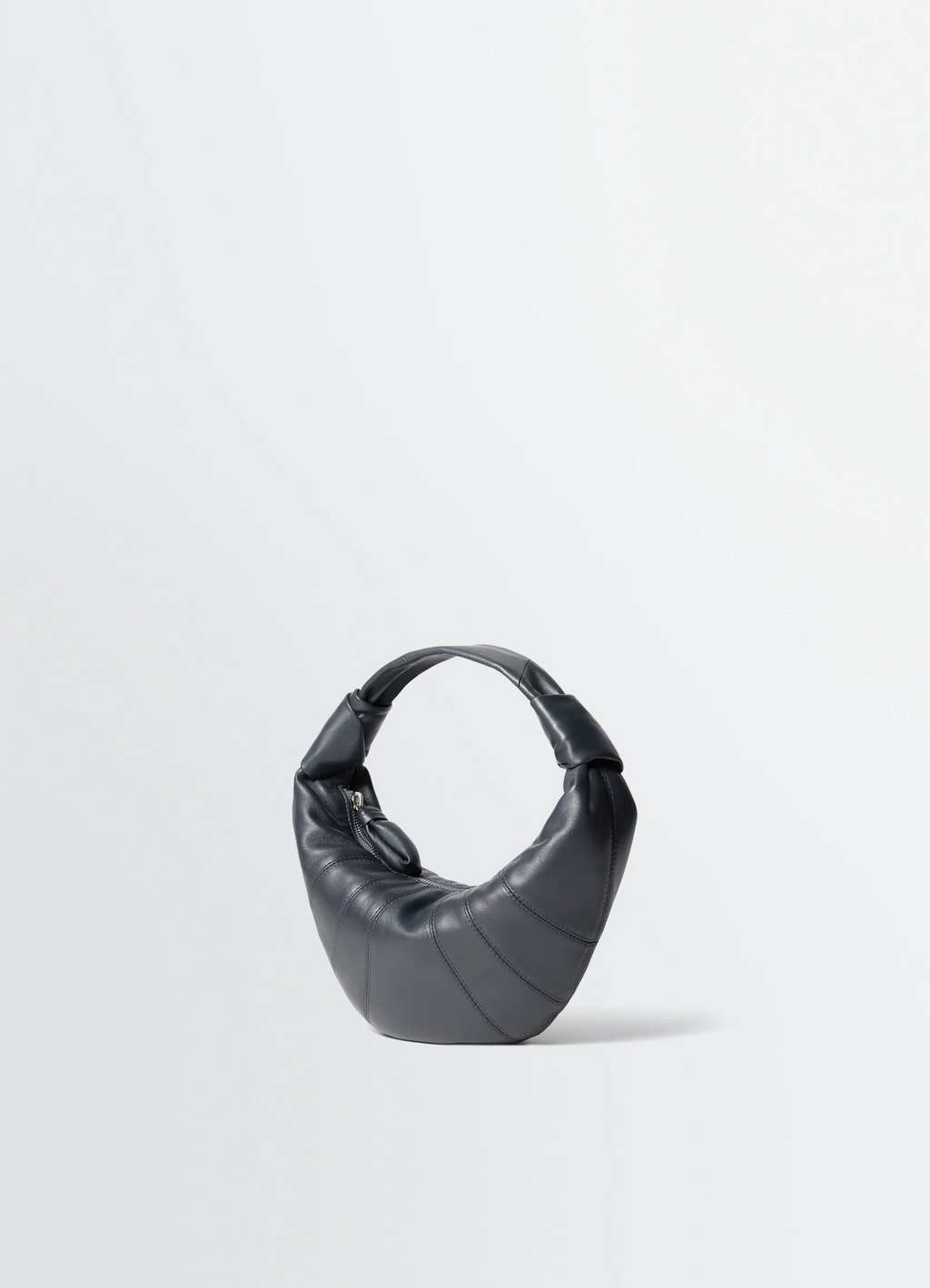 Mini fortune croissant bag en cuir