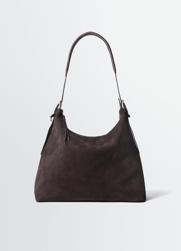 SAC BELTED HOBO EN CUIR SUÉDÉ