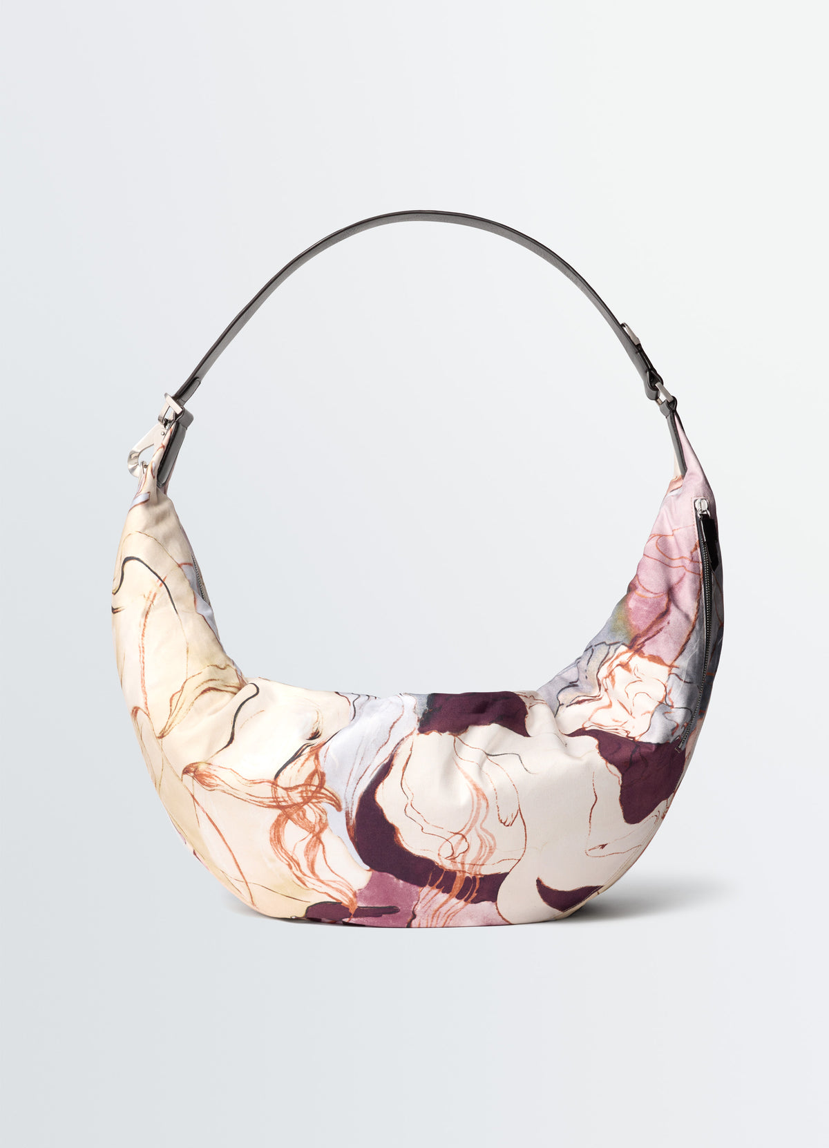 XL KÖCHERTASCHE MIT CLIP AUS BEDRUCKTEM BAUMWOLL-CANVAS