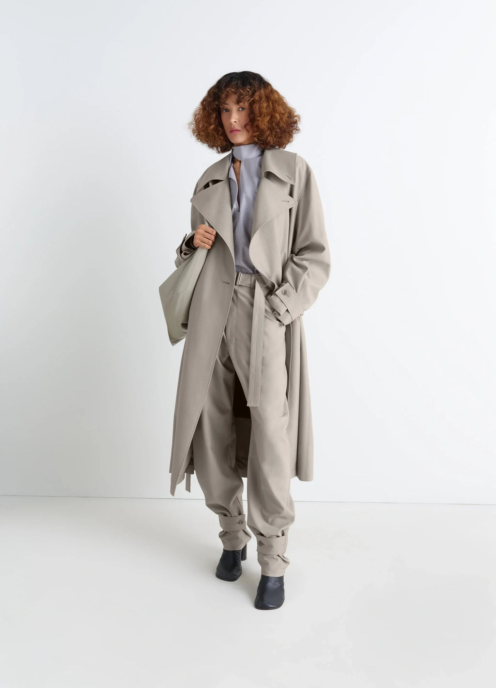 TRENCH COAT WITH DETACHABLE LINING