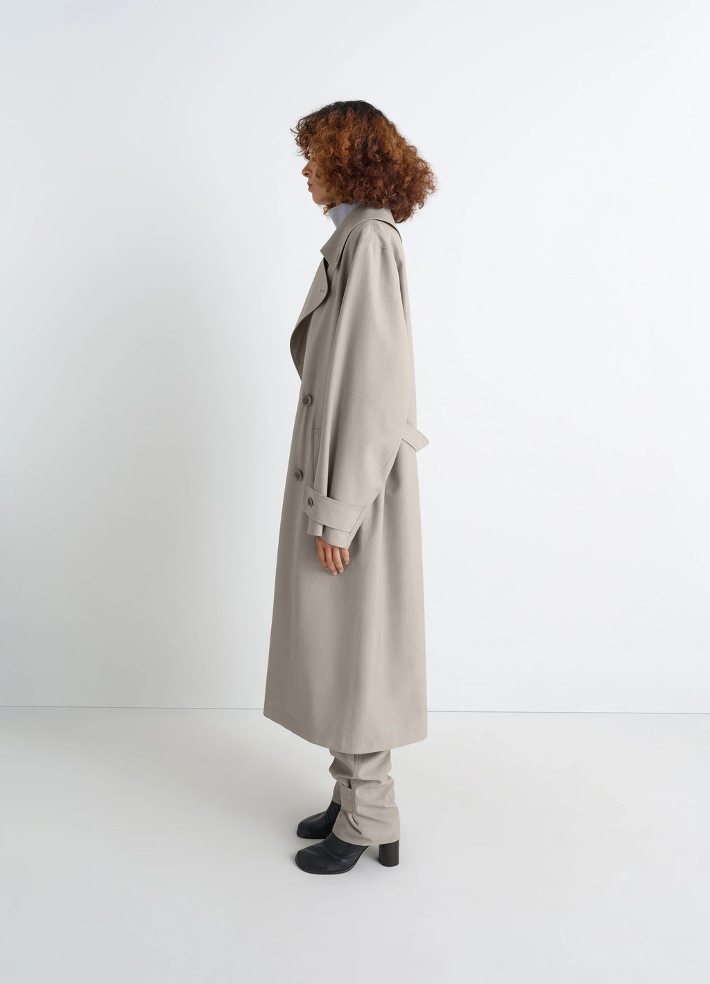 TRENCH COAT WITH DETACHABLE LINING