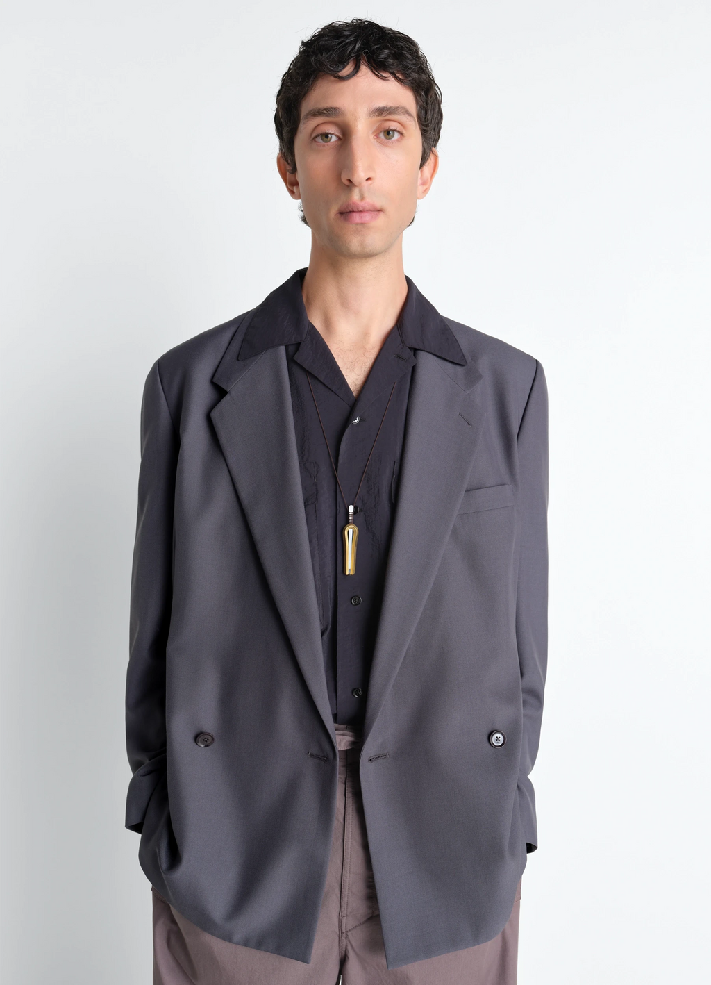 ステンレススチール製ジョーハープネックレス