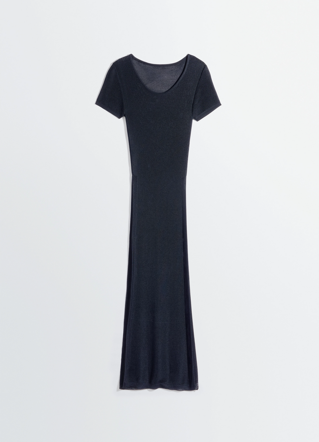 COLUMN DRESS IN SHINY VISCOSE