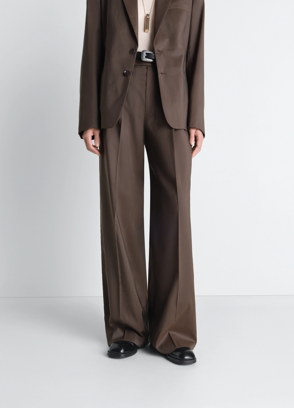 Bottines zippées en cuir