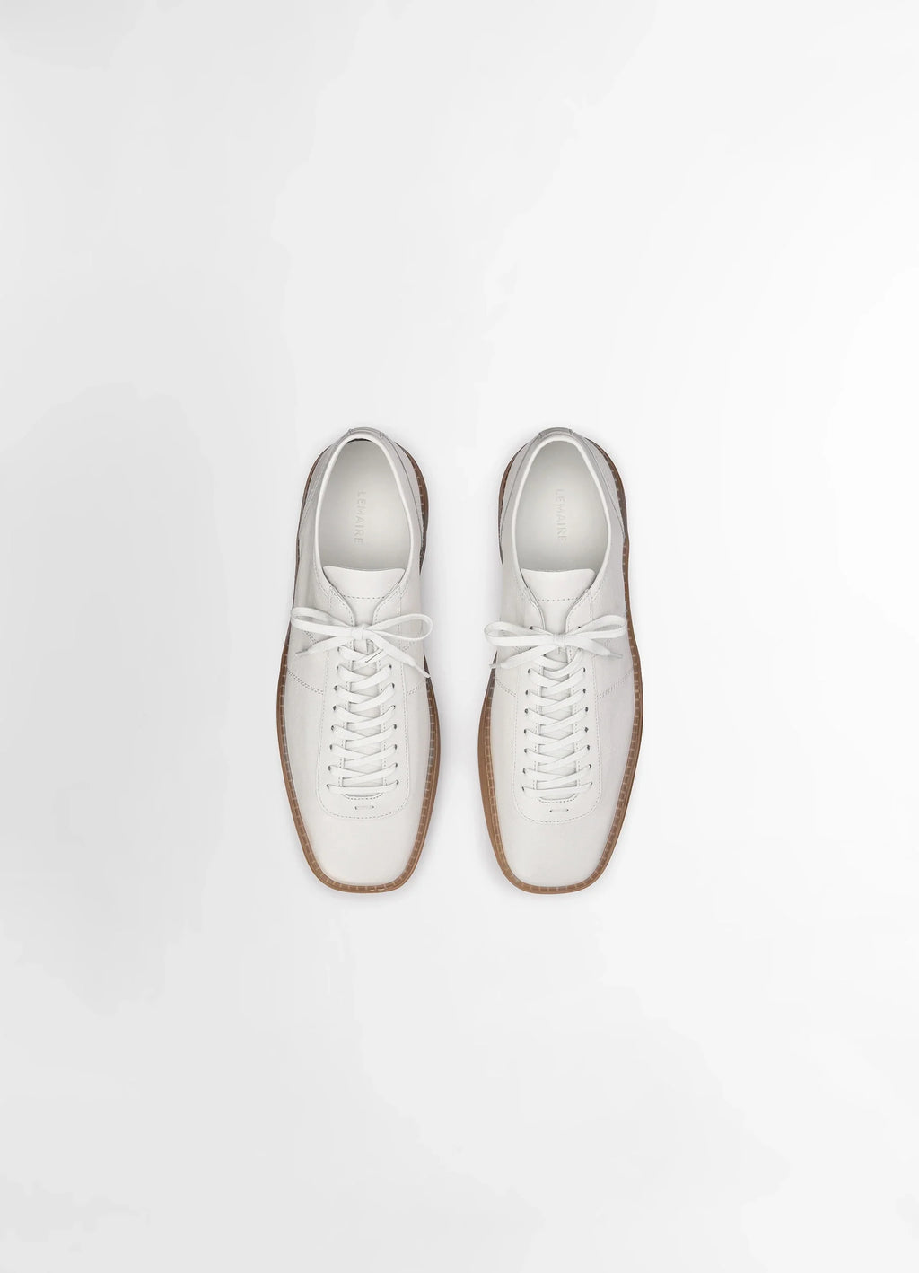 LINOLEUM LACED UP TRAINERS