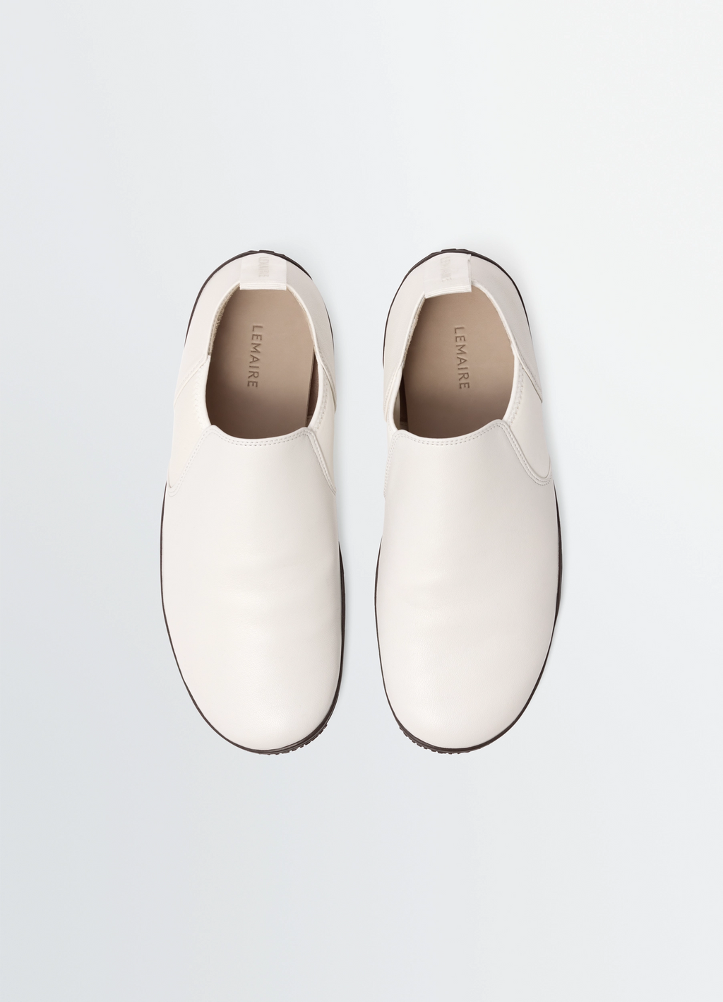 Slip-on glove en cuir à semelles vibram