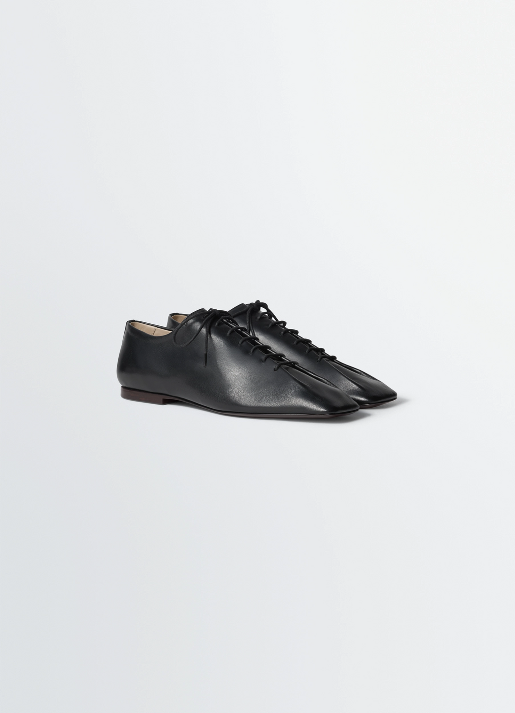 Souris flat classic derbies in leather