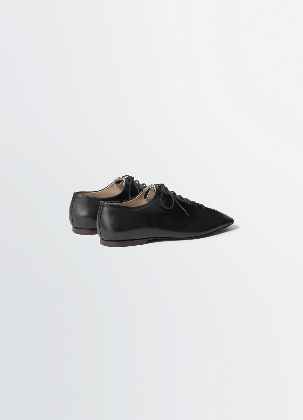 Souris flat classic derbies in leather