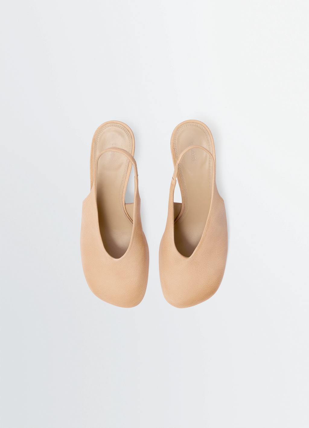 Glove slingback pumps 80 mm heel in leather