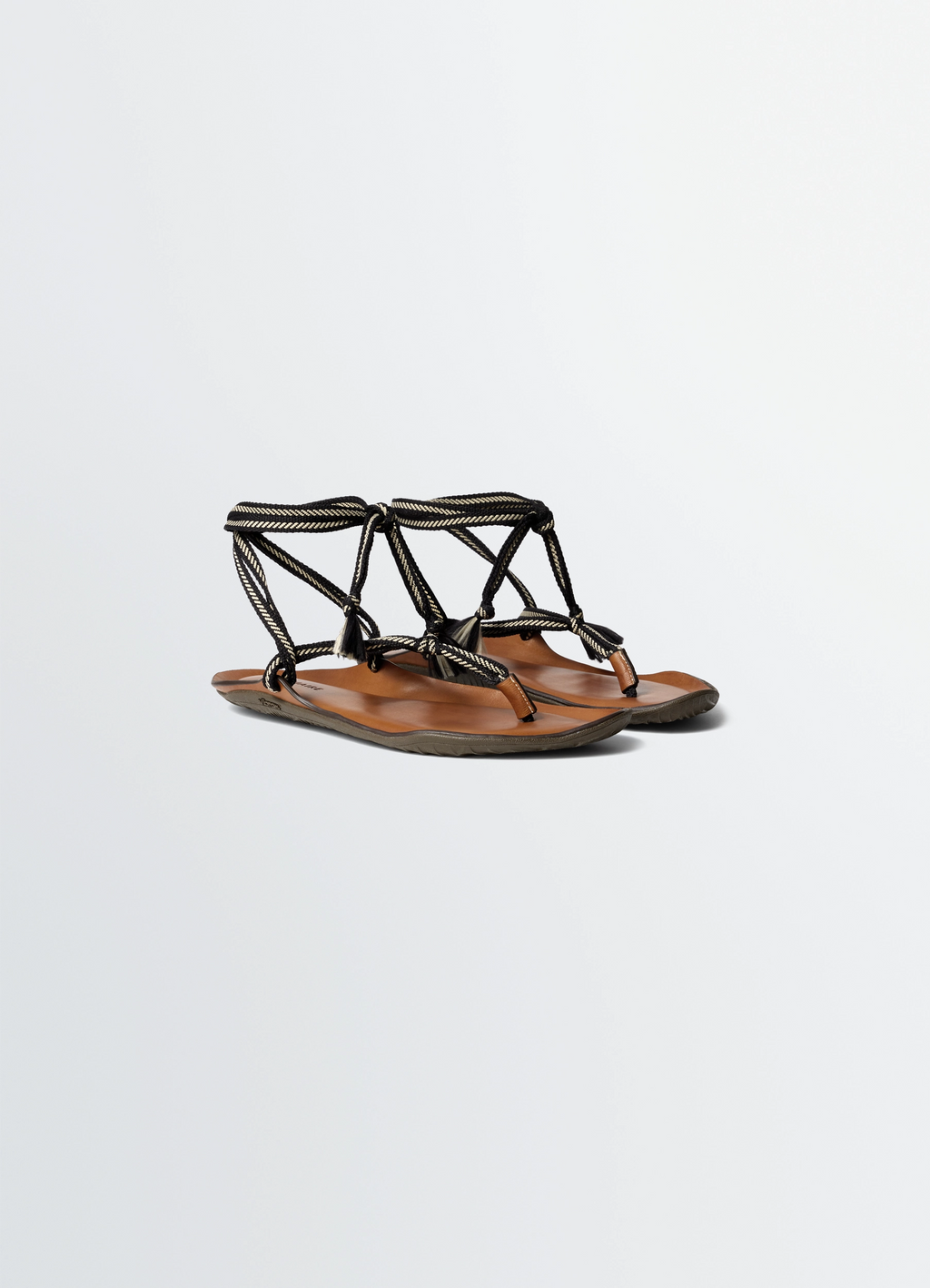 Vibram sandals in leather