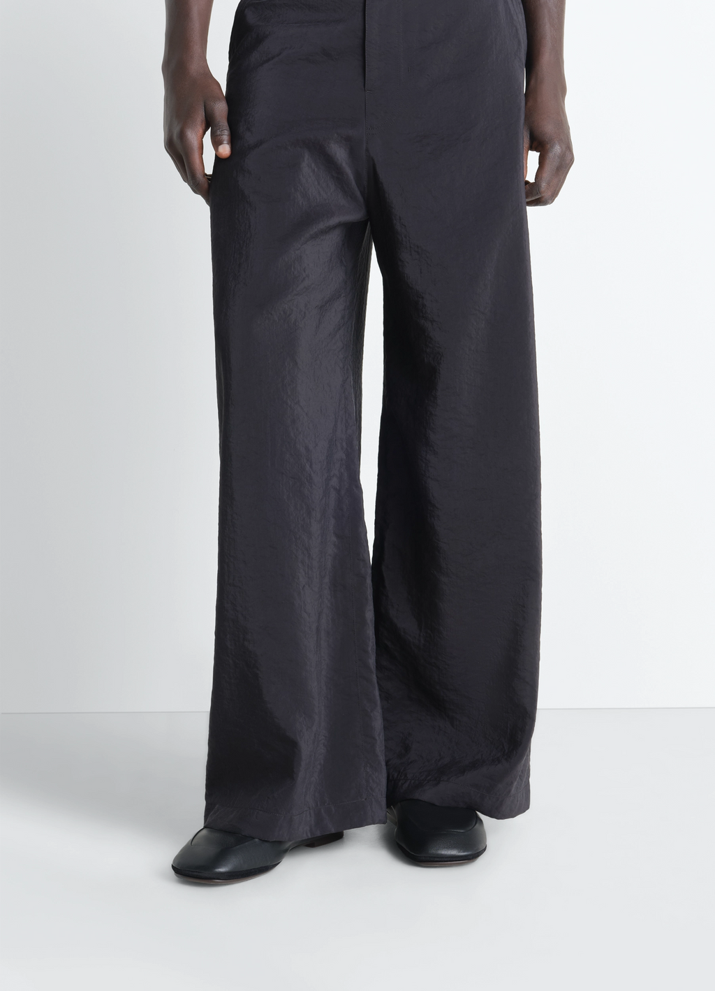 レザー製アウトドアスリッパ