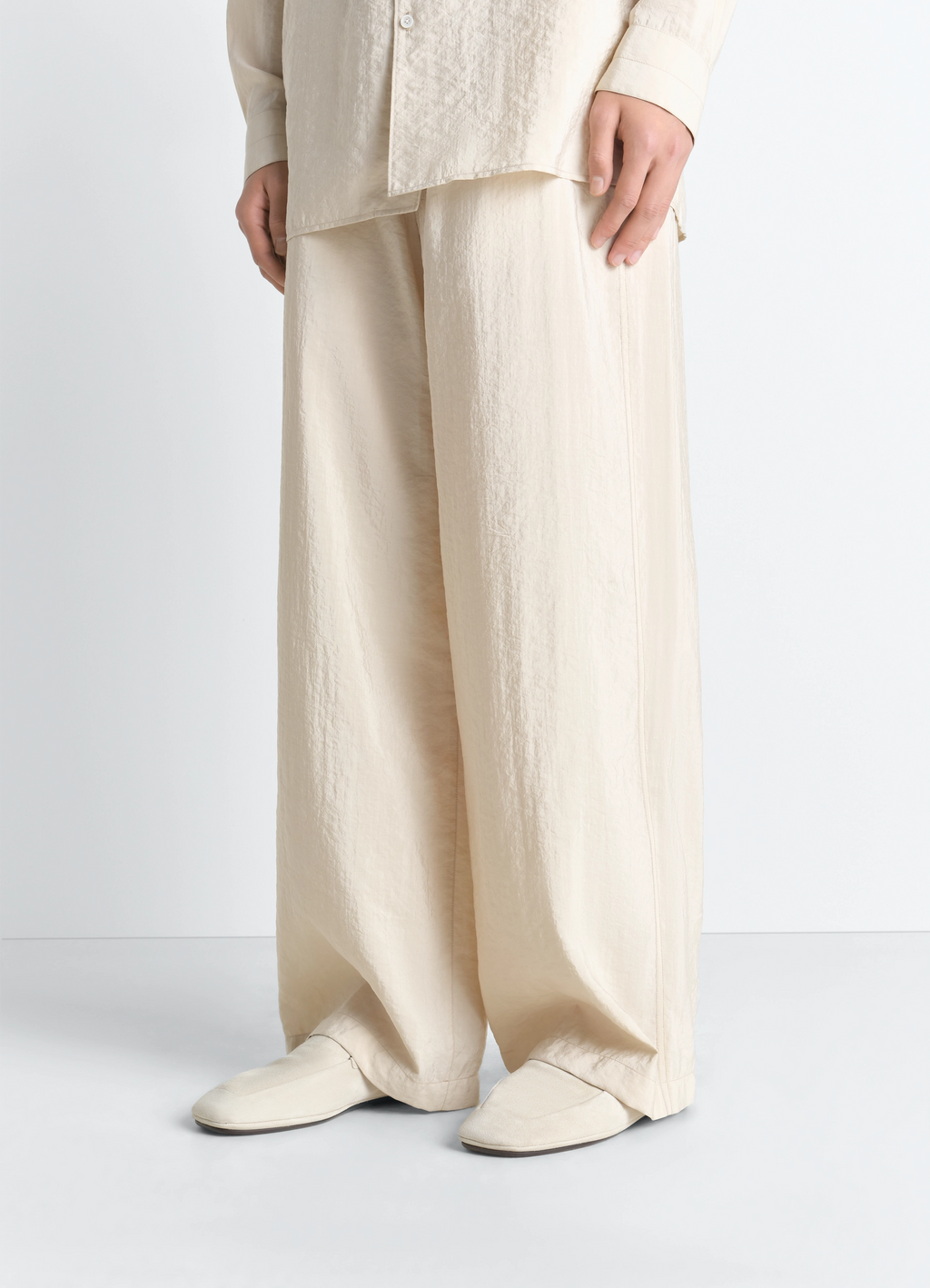 Outdoor-hausschuhe aus wildleder