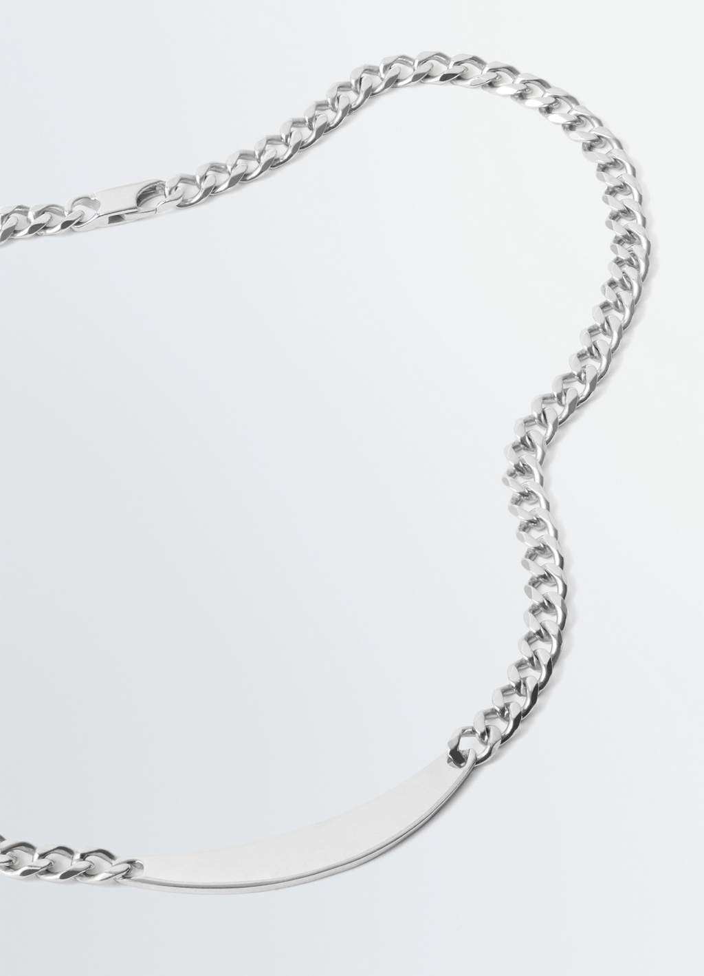 Id necklace in silver