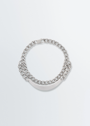 Id-armband m in silber