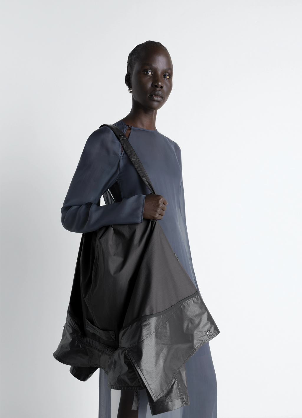 Light wrap jacket in light coated cotton