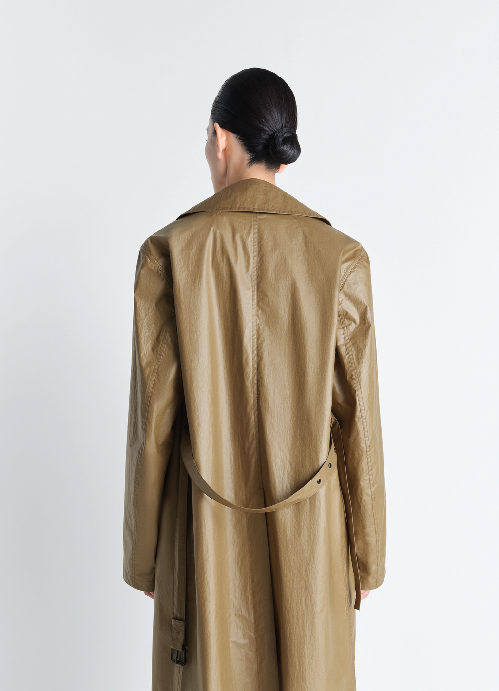 ライトコーティングコットンのライトラップコート