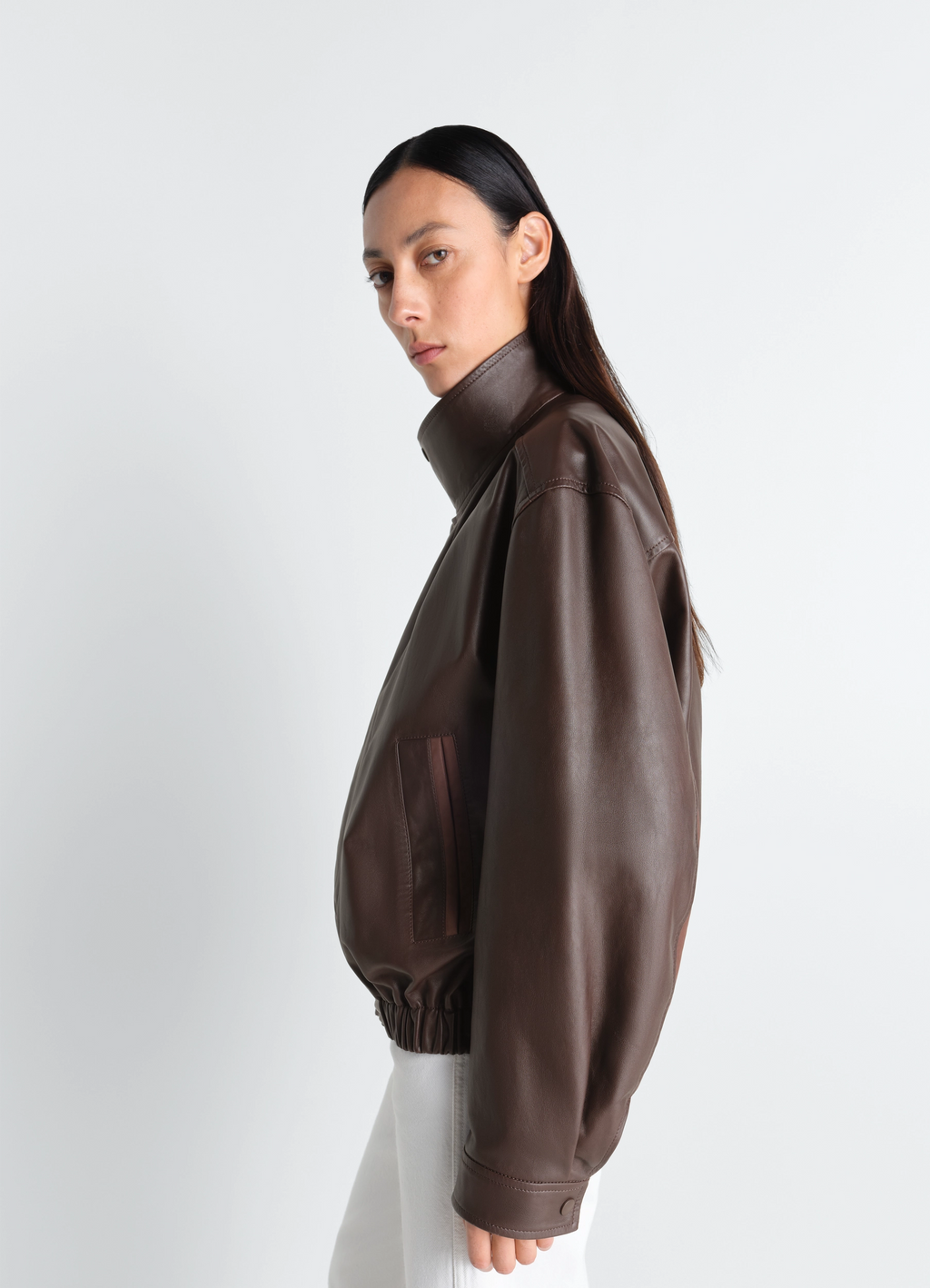 ソフトレザーブルゾン