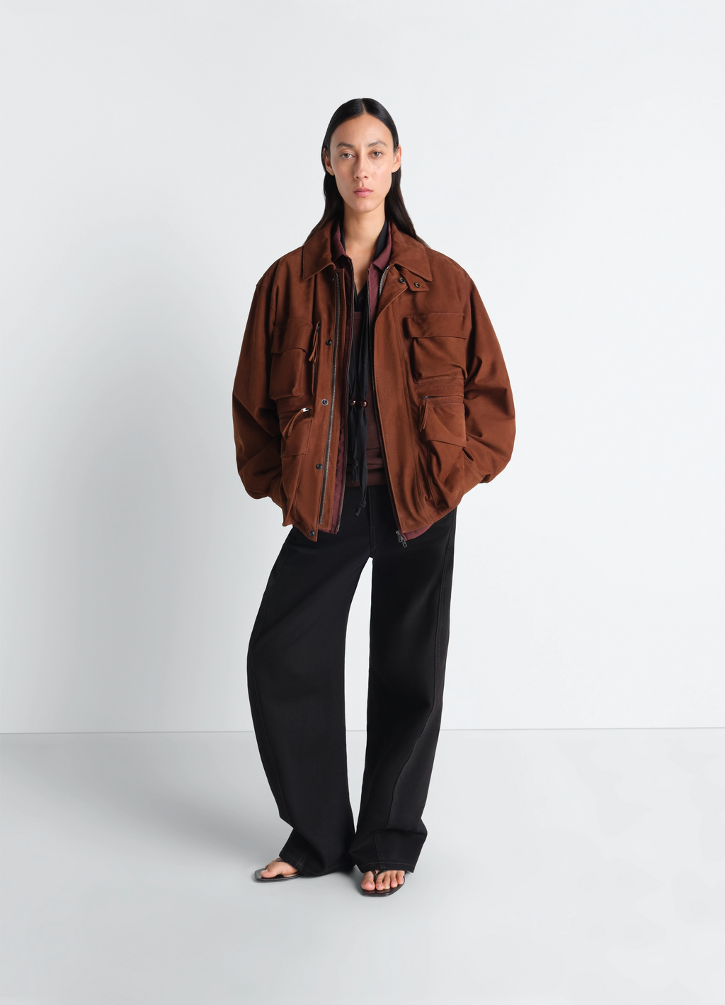 ヌバックレポータージャケット