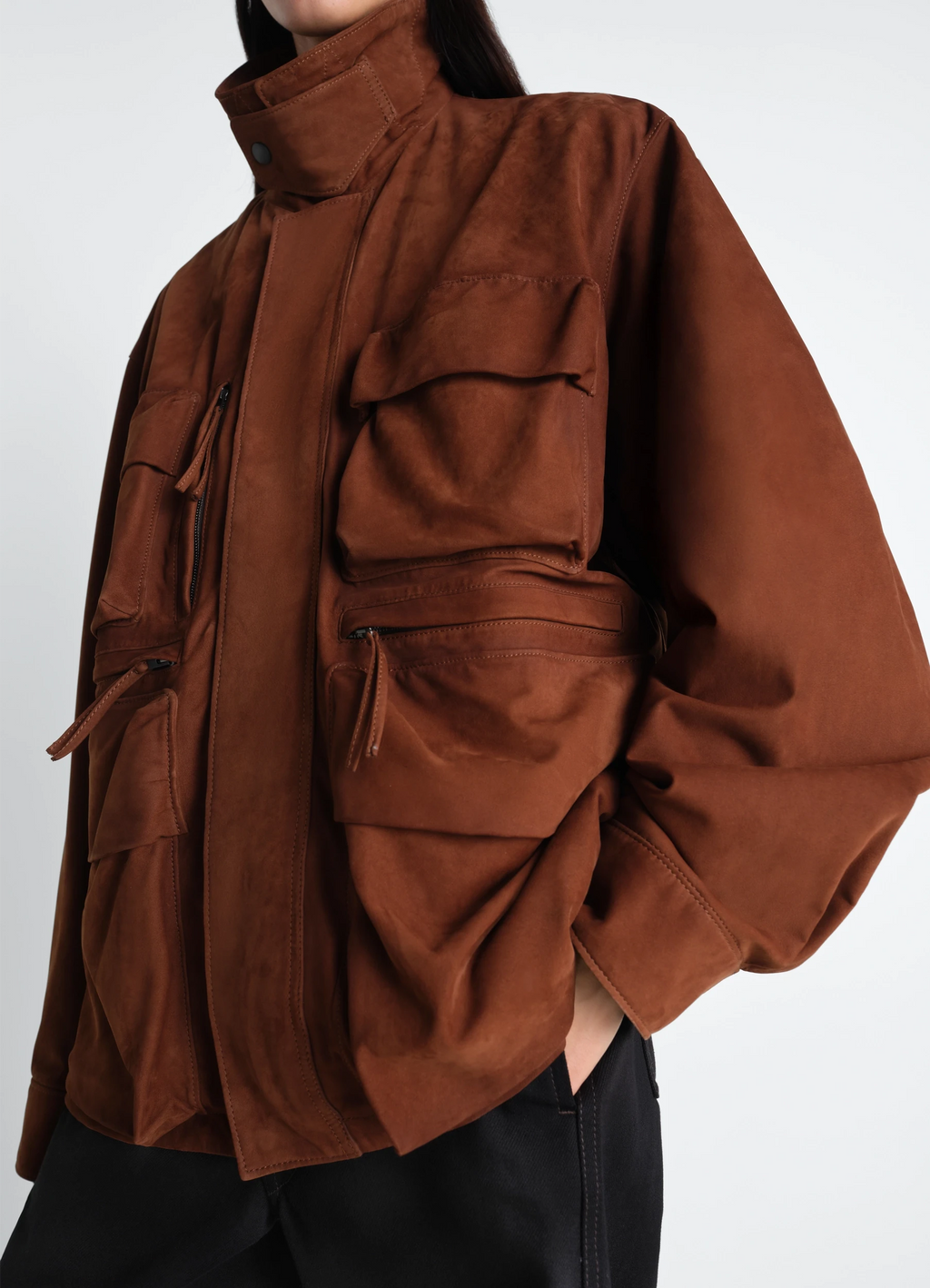 ヌバックレポータージャケット