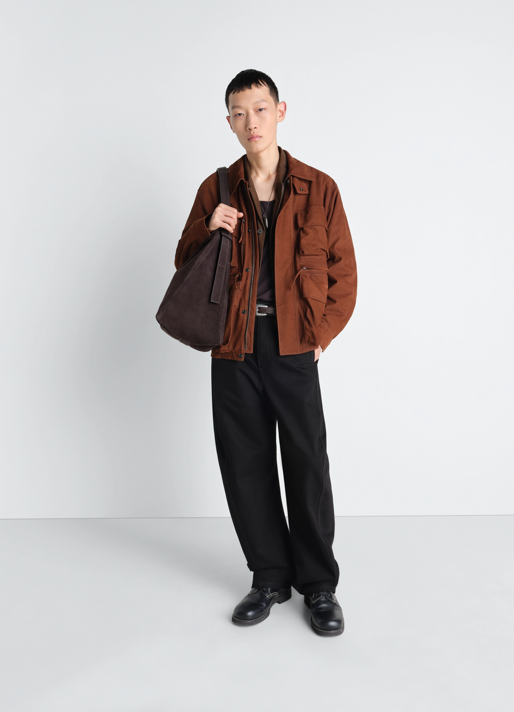 ヌバックレポータージャケット