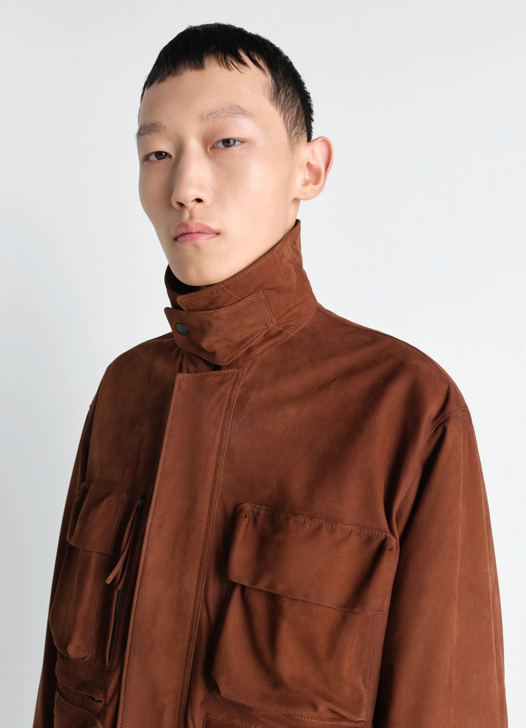 ヌバックレポータージャケット