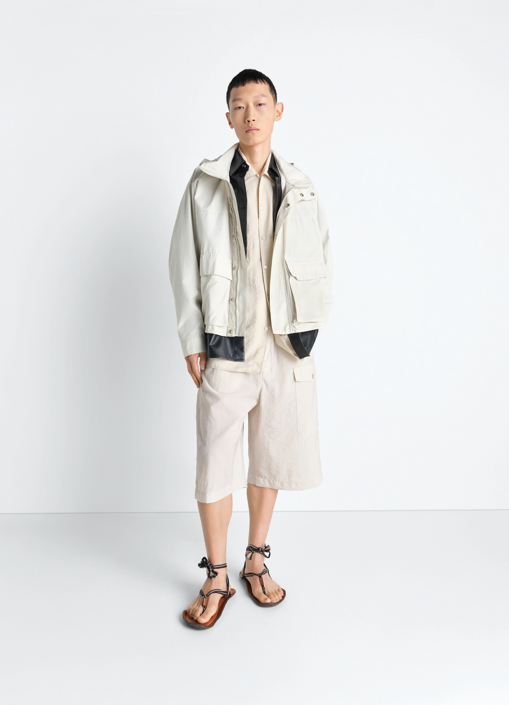 ベンタイル®コットン製ショートレインパーカー