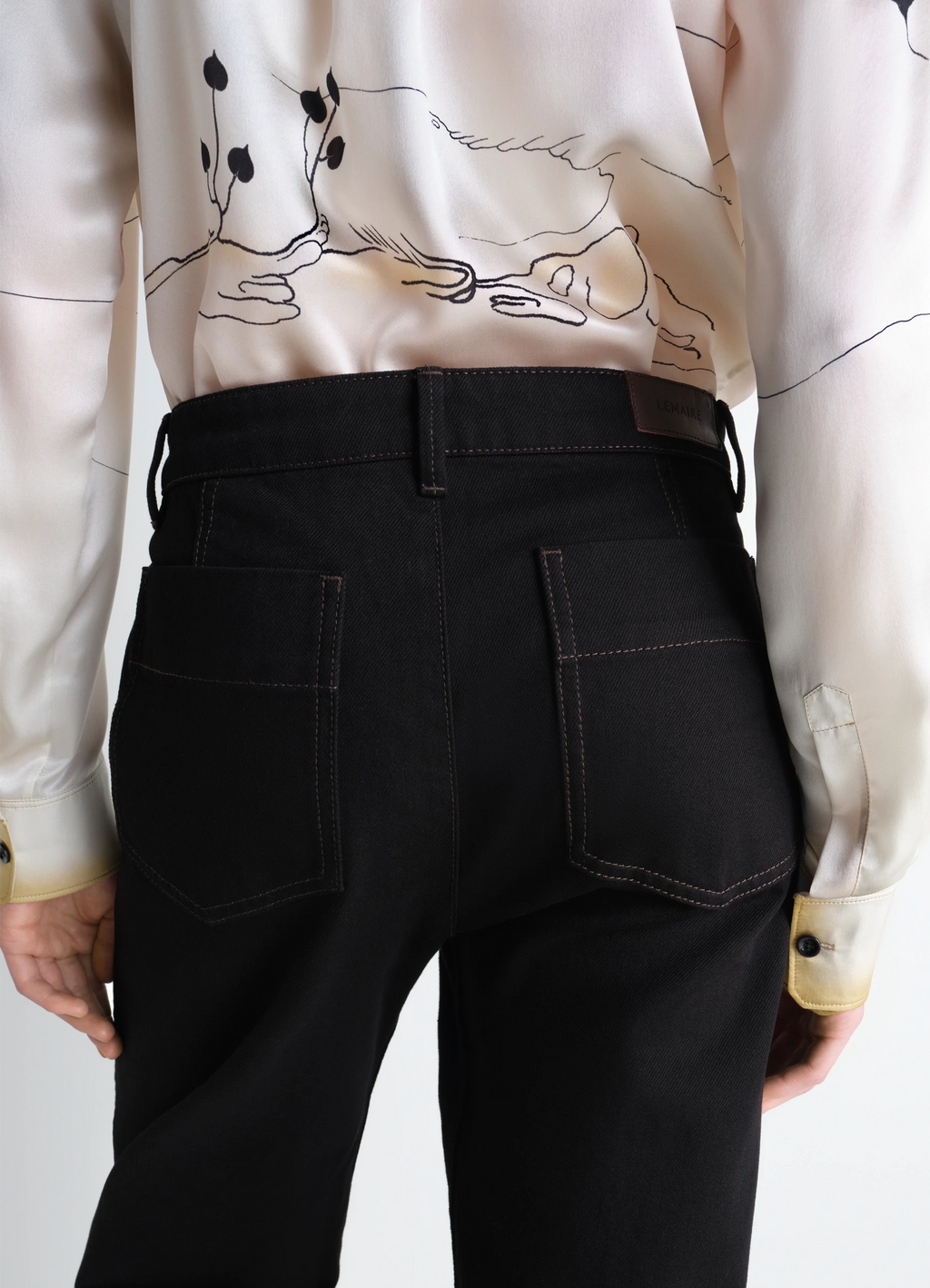 5포켓 트위스티드 팬츠