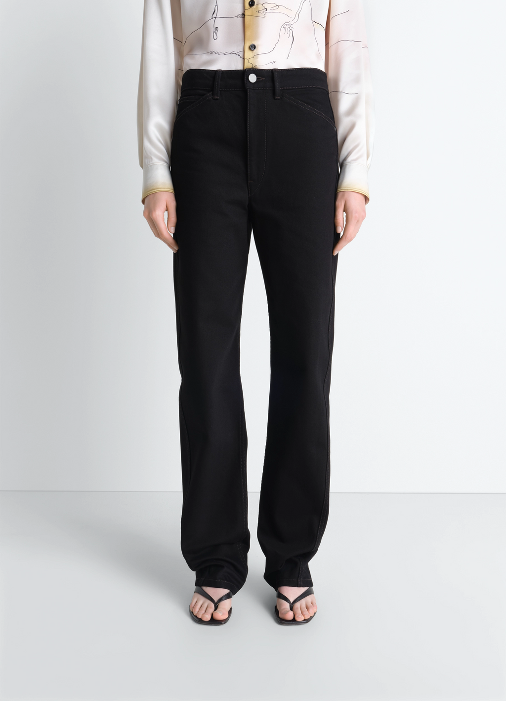 5포켓 트위스티드 팬츠