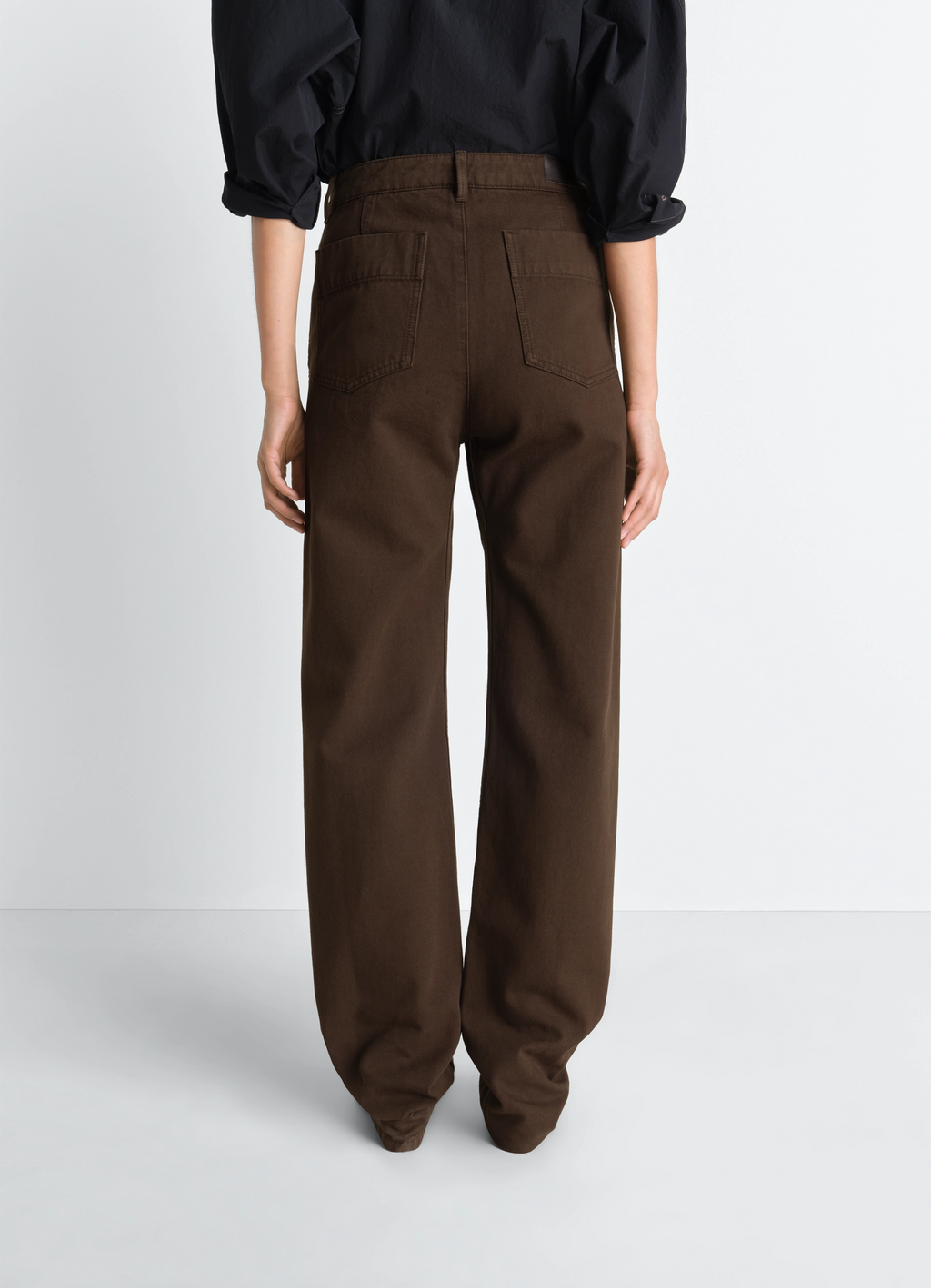 Pantalon twisted 5 poches en twill brisé