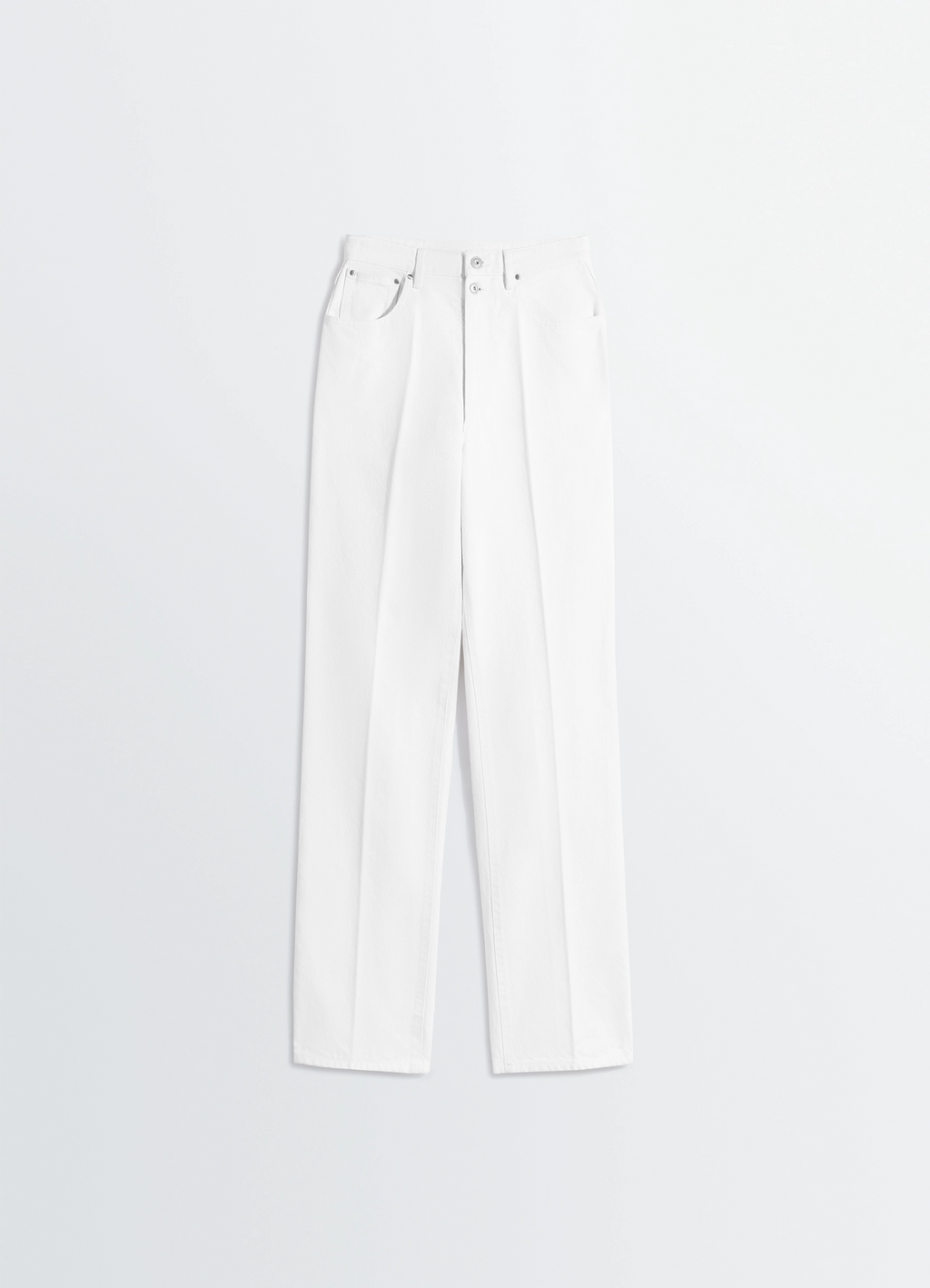하이웨이스트 스트레이트 데님 팬츠