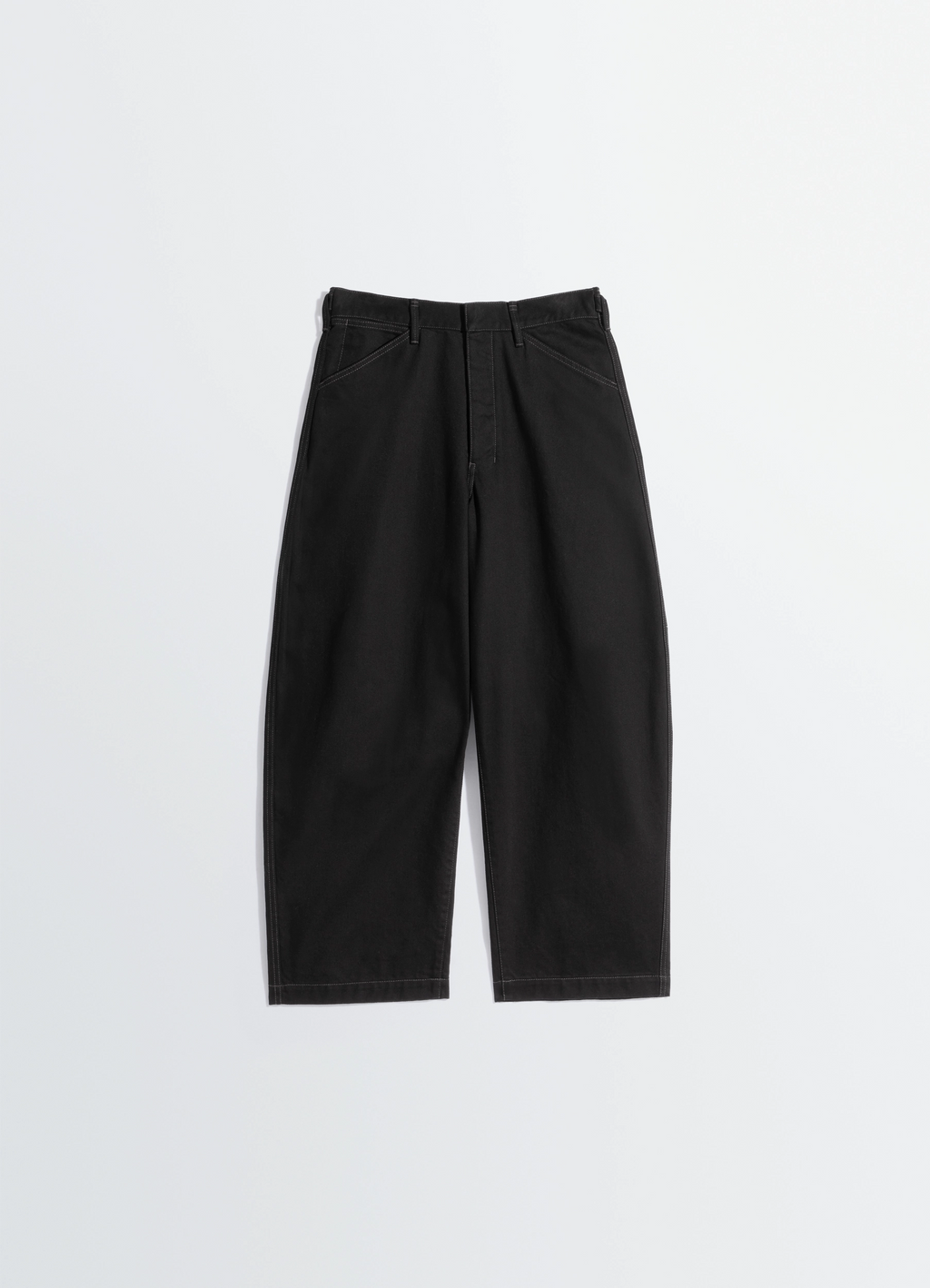 デニムのマキシワークウェアパンツ