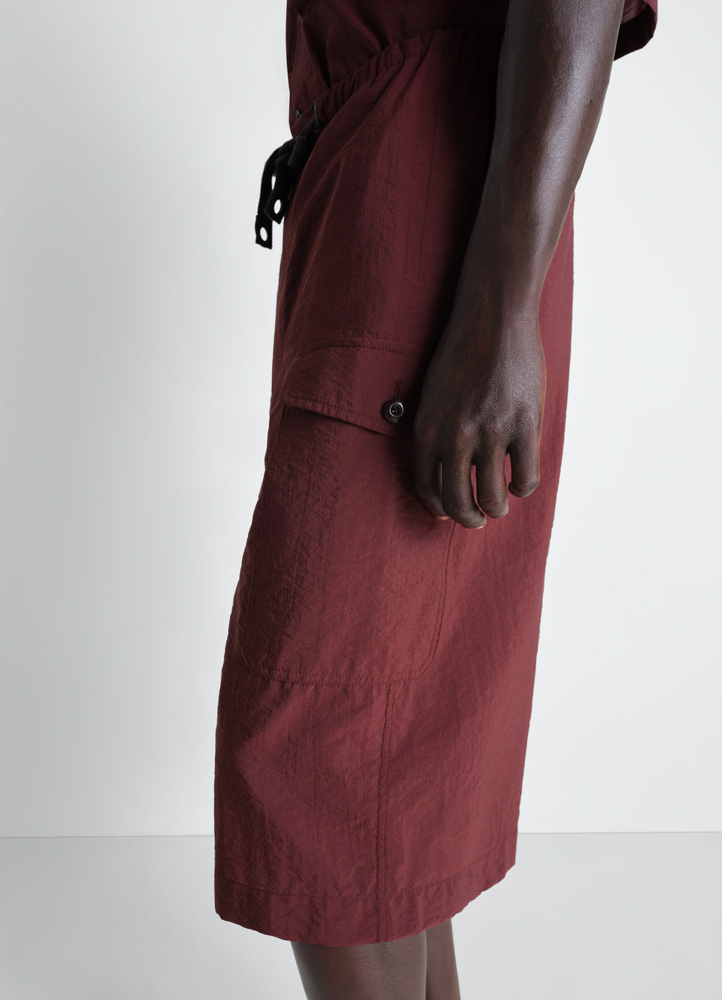 Cargo easy shorts aus gewaschener technischer baumwolle