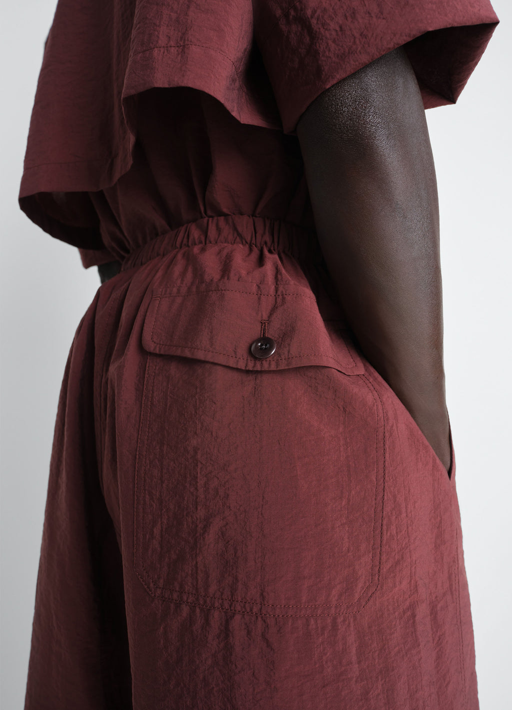 Cargo easy shorts aus gewaschener technischer baumwolle