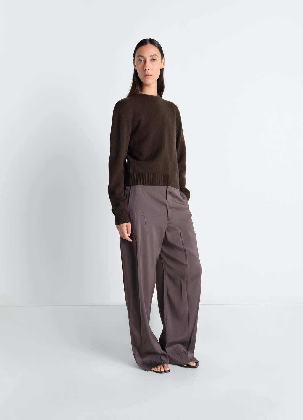 REVERSIBLE BUTTONED SWEATER IN CASHMERE WOOL