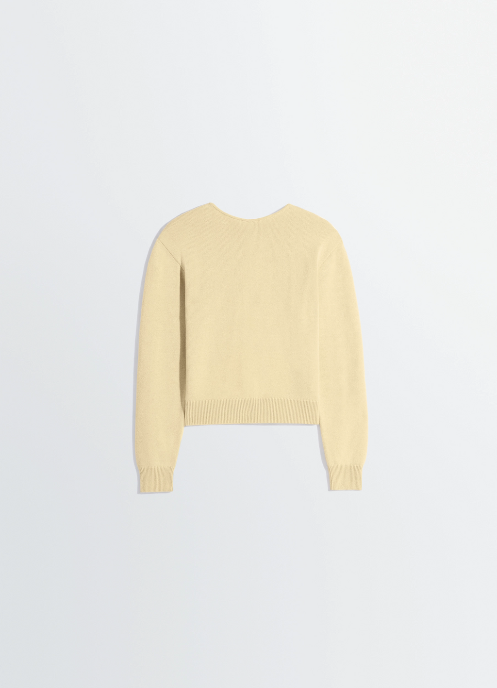 REVERSIBLE BUTTONED SWEATER IN CASHMERE WOOL