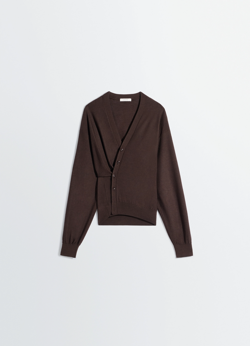 TWISTED CARDIGAN IN WOOL BLEND