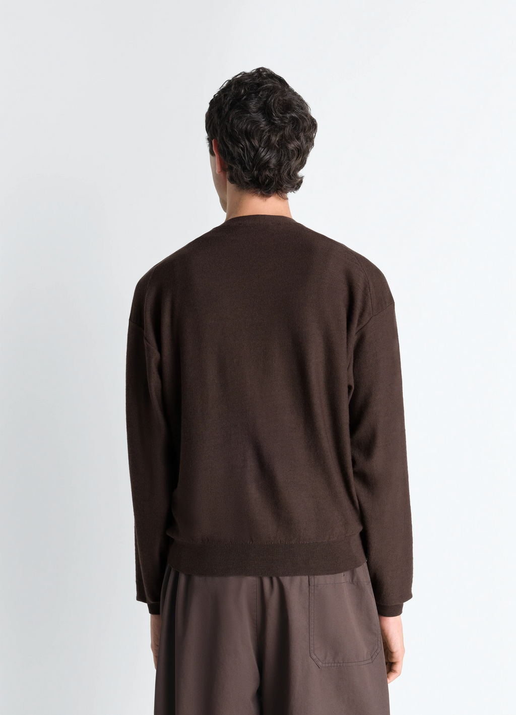 TWISTED CARDIGAN IN WOOL BLEND