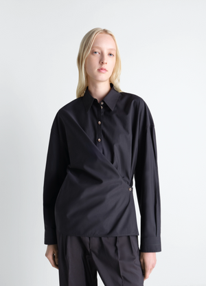 TWISTED HEMD MIT GERADEM KRAGEN