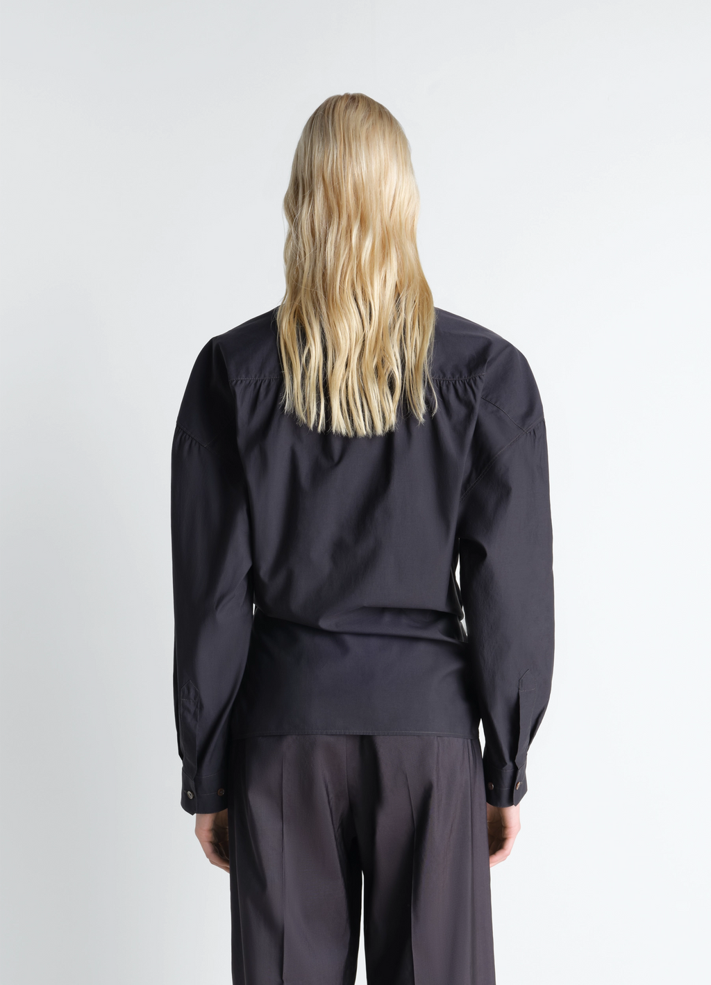 TWISTED HEMD MIT GERADEM KRAGEN