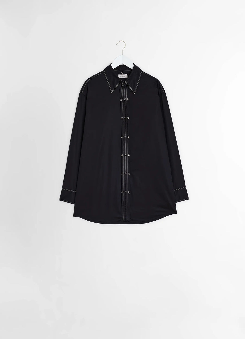 VERZIERTE METALL-HEMDBLUSE