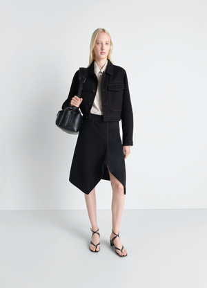 Jupe asymétrique en denim